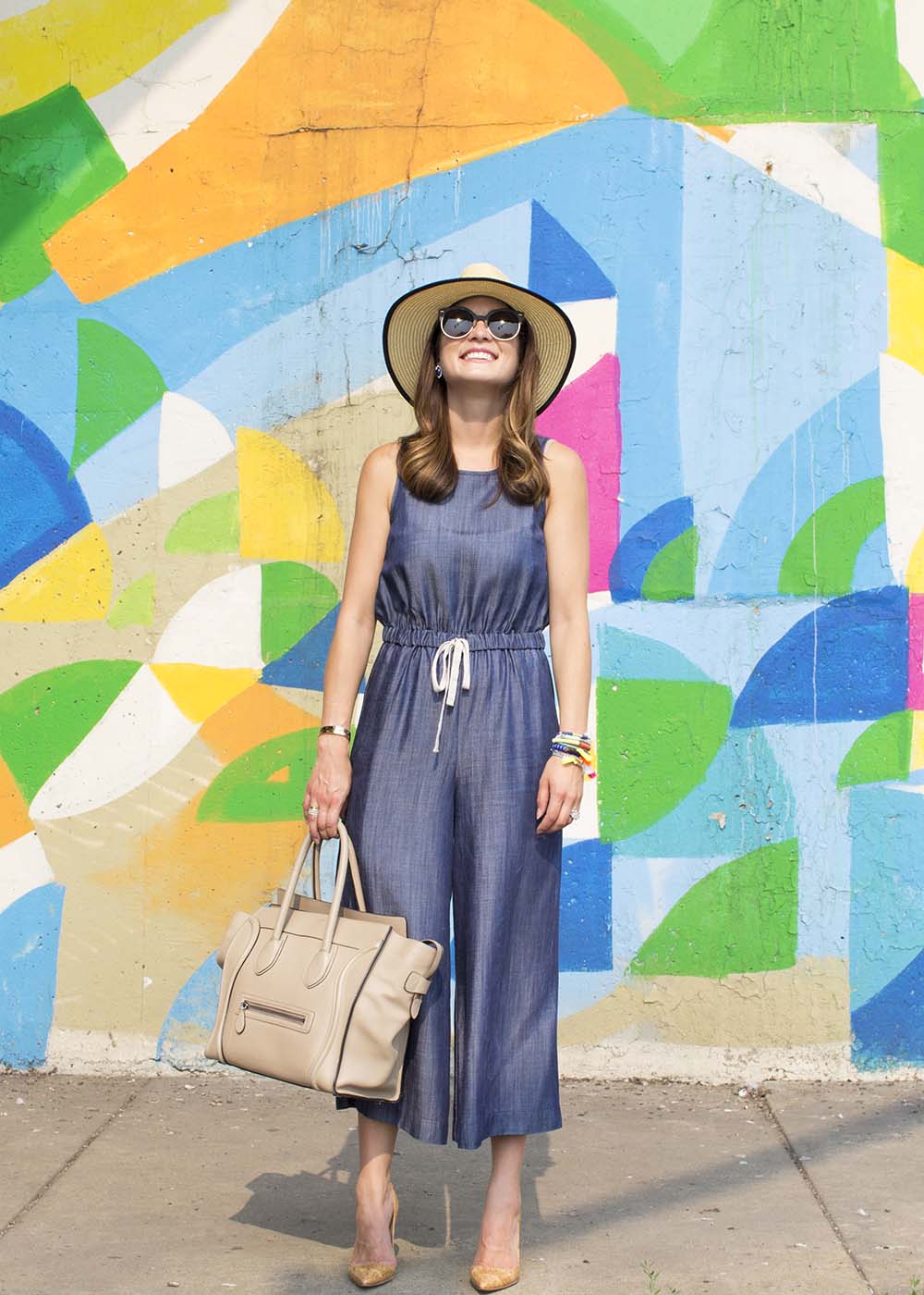 Anthropologie Minya Chambray Jumpsuit