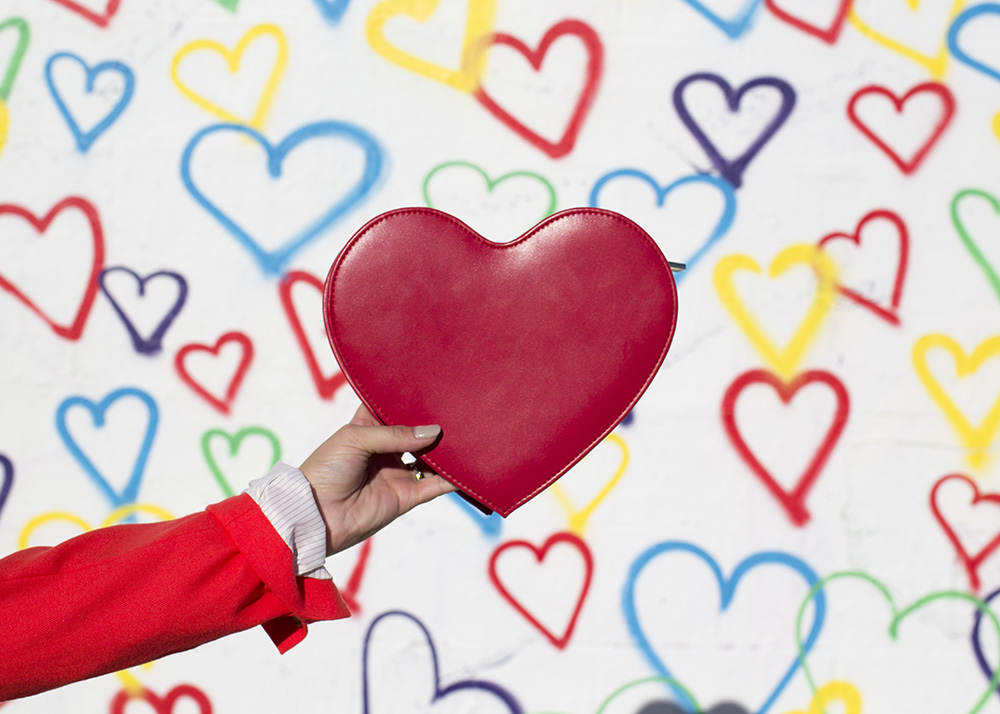 Heart Shaped Clutch Purse