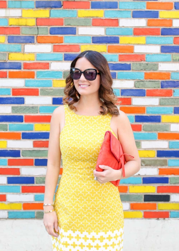 Boden Yellow Dress | Jennifer Lake | Style Charade | Chicago Blogger