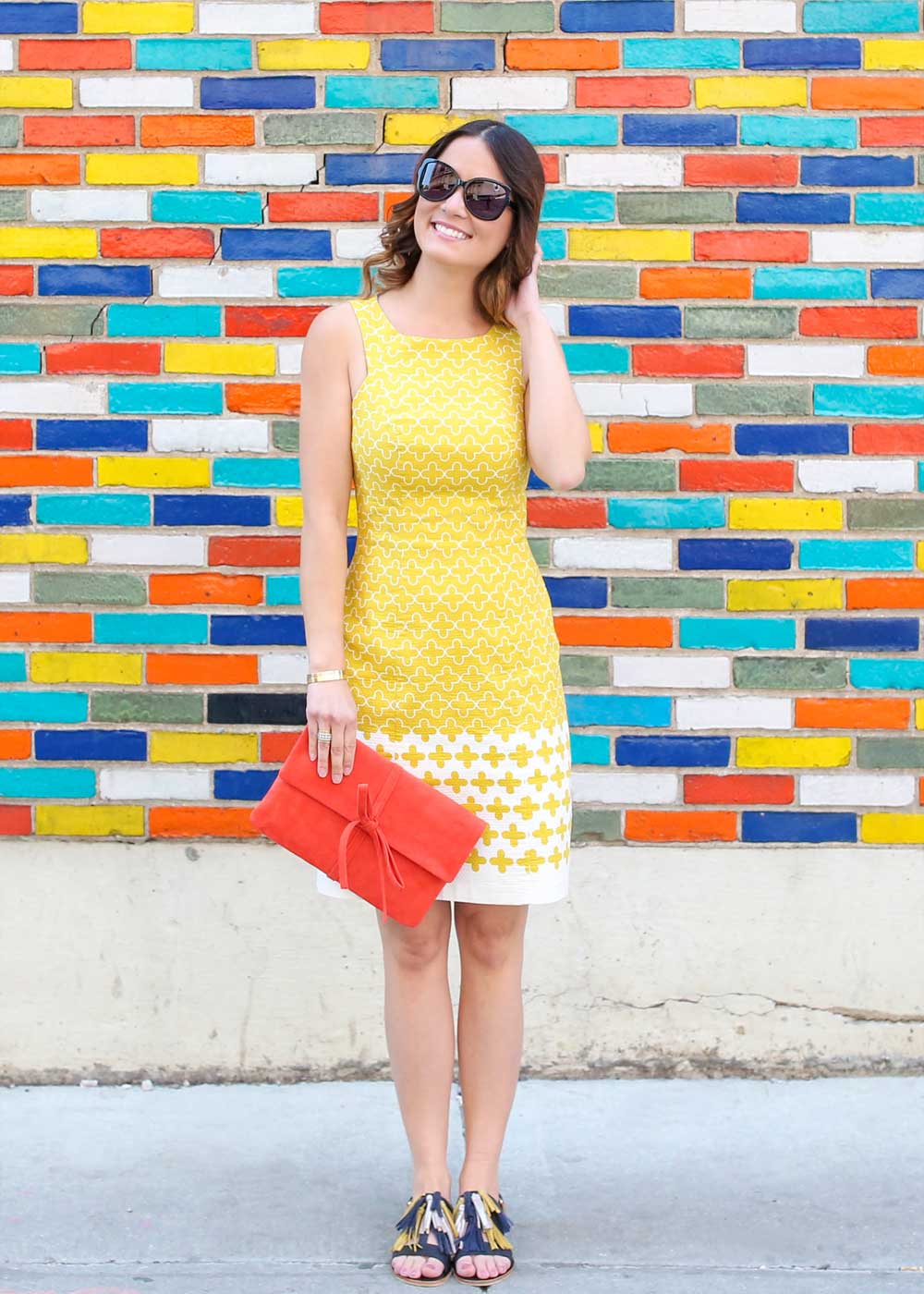 Boden Yellow Dress | Jennifer Lake | Style Charade | Chicago Blogger
