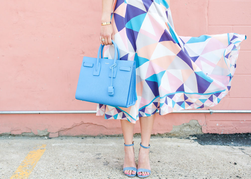 Blue Saint Laurent Bag