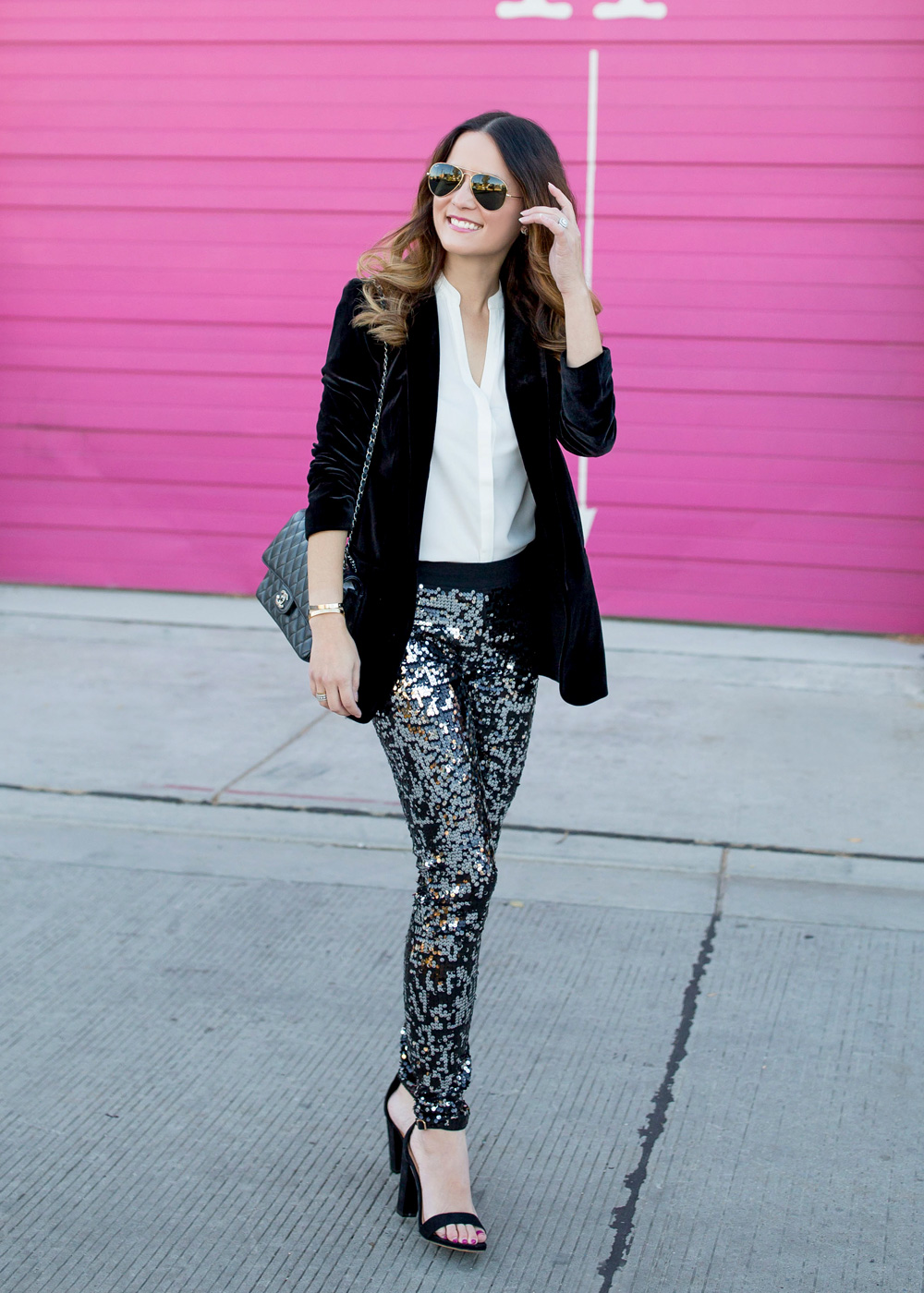 How to Style sequin pants - Side of Sequins