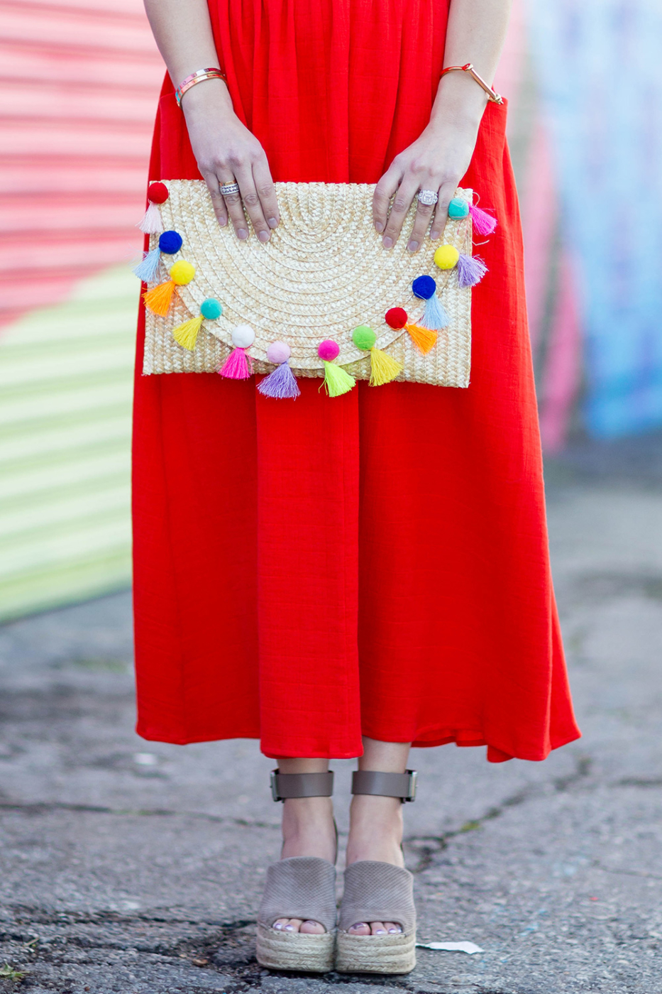 Mara Hoffman Red Halter Dress