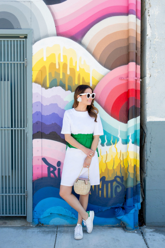 How to Wear a Dress with Sneakers | Style Charade