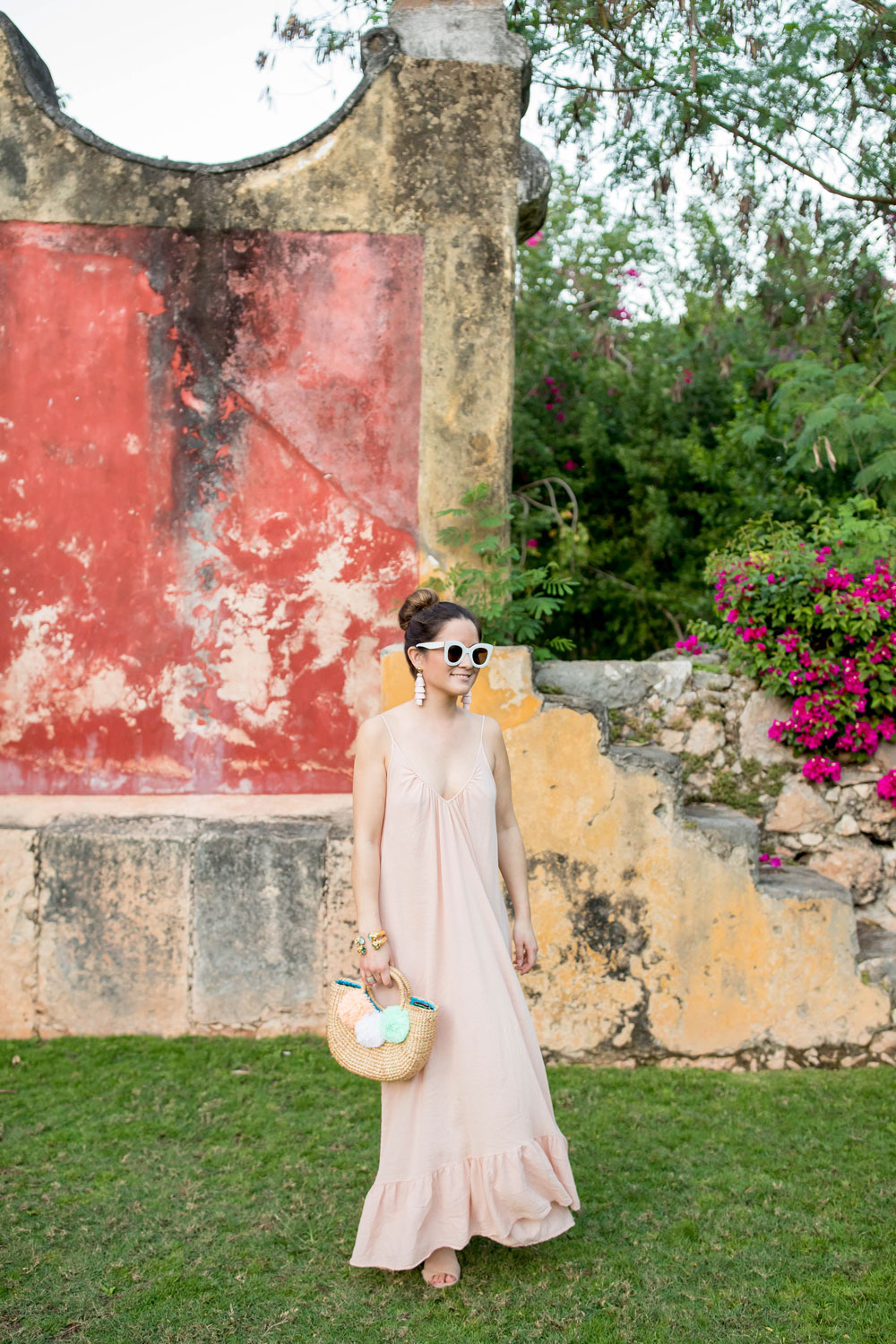 Pale Pink Cover Up Dress