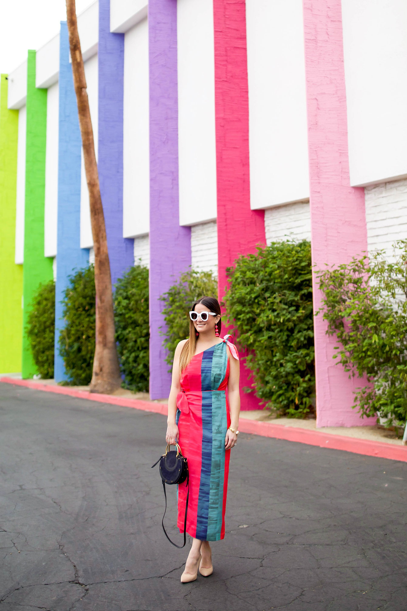 Mara Hoffman Multicolor One Shoulder Dress Shopbop