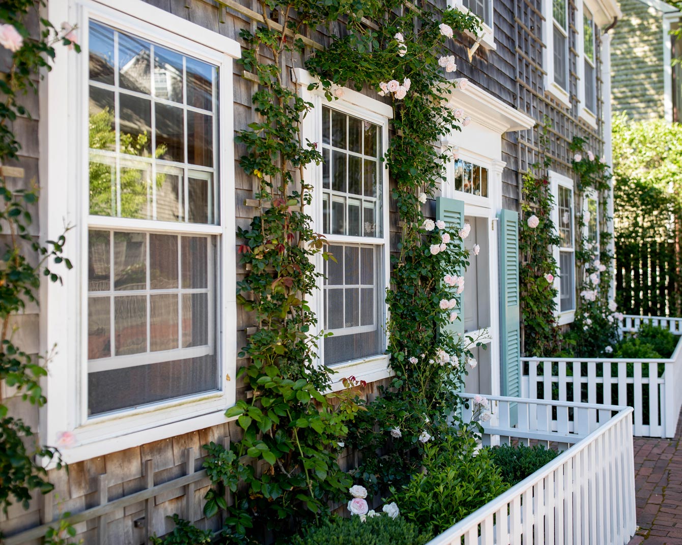 Rose Covered Nantucket Home