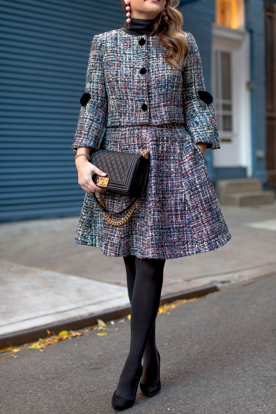 The Perfect Tweed Skirt Set for the Season - Style Charade