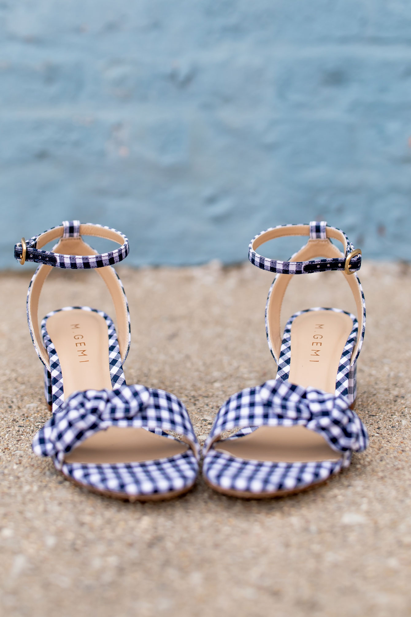 M Gemi x Draper James Gingham Sandals