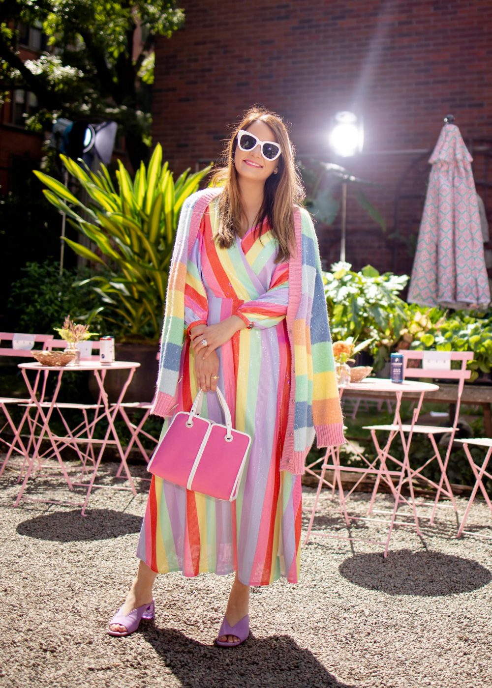 Olivia Rubin Rainbow Dress