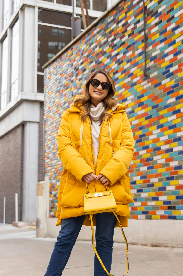 Sam Edelman Yellow Sherpa Parka - Style Charade