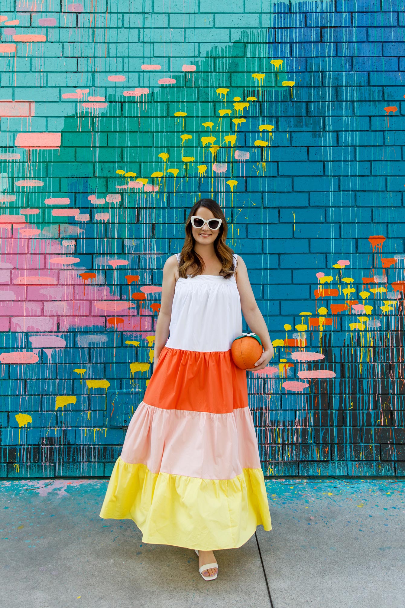 An Affordable Colorblock Tiered Maxi - Style Charade