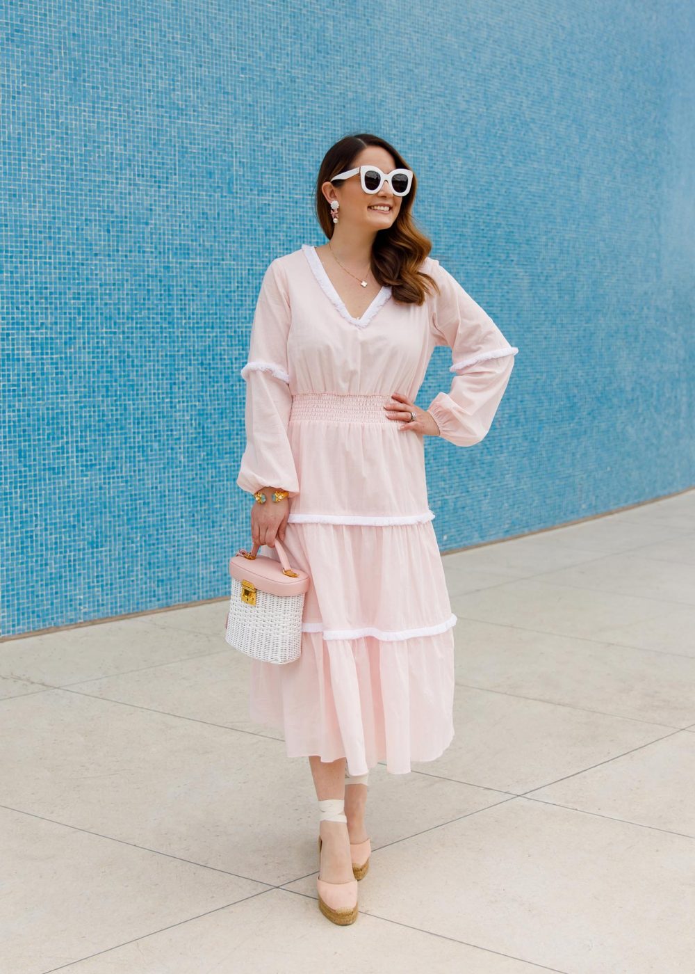 Sail to Sable Pink Fringe Dress