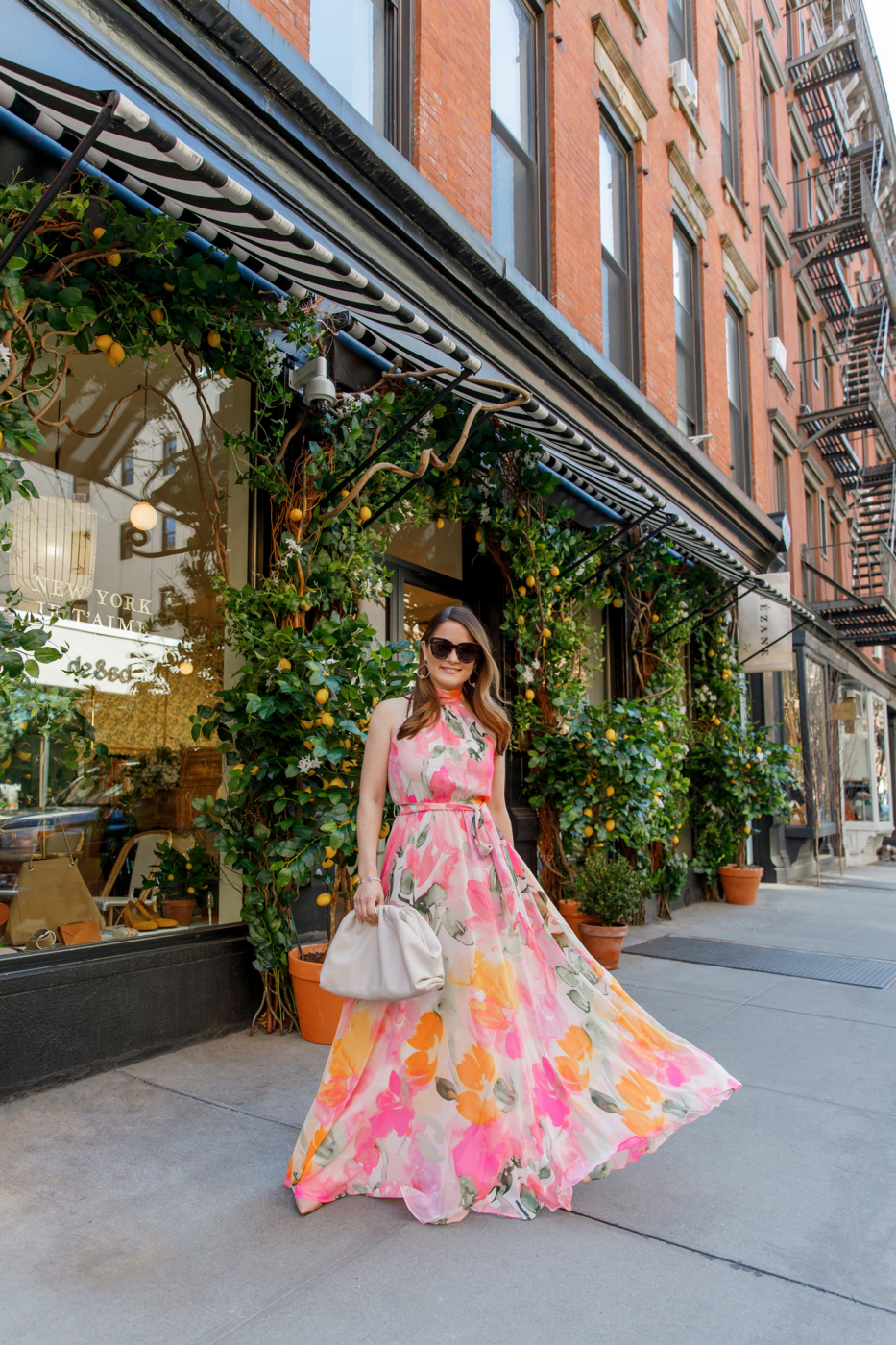 Eliza J Pastel Floral Maxi Dress | New York City - Style Charade