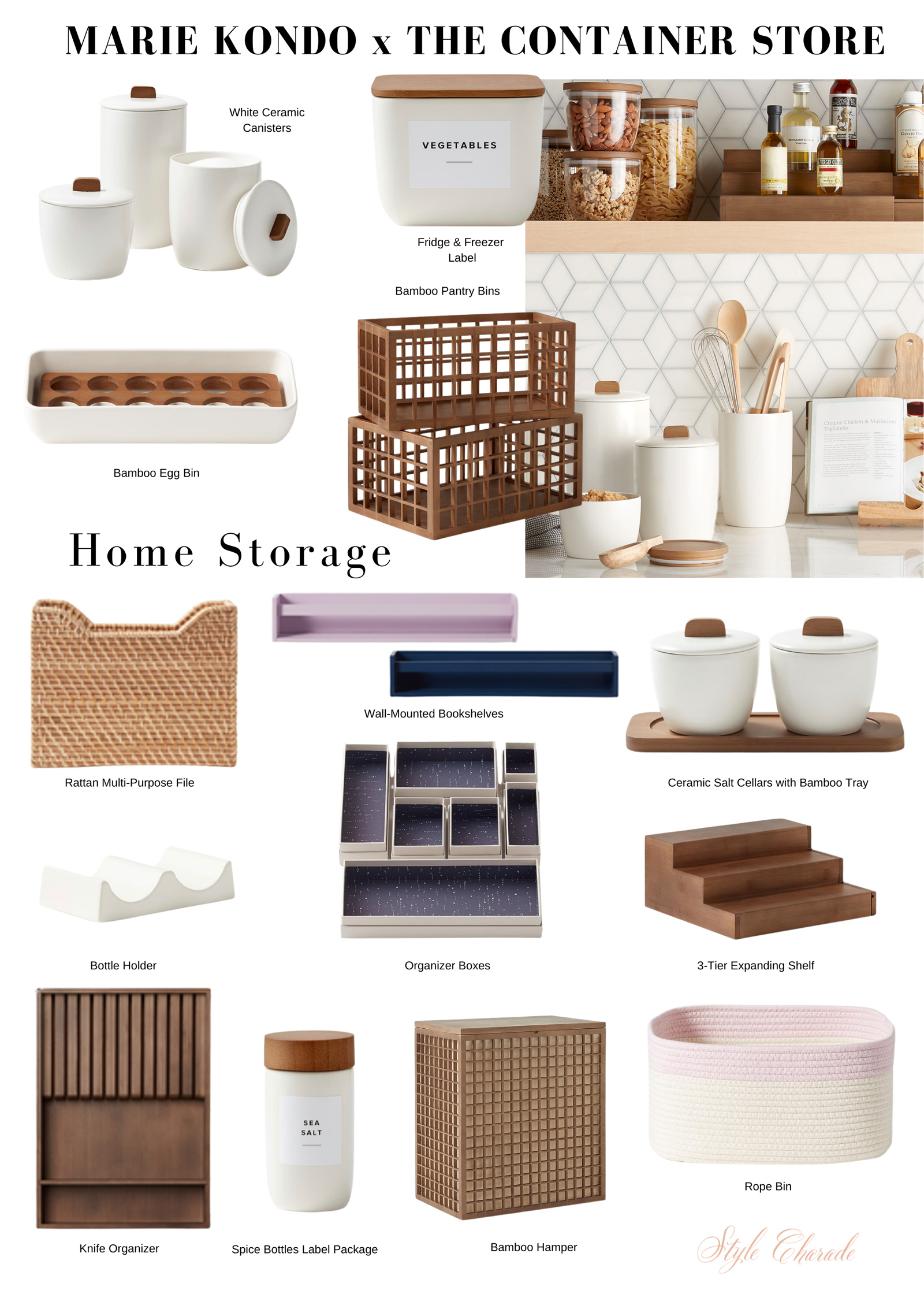 Marie Kondo + Marie Kondo Fridge Ceramic Storage Solution