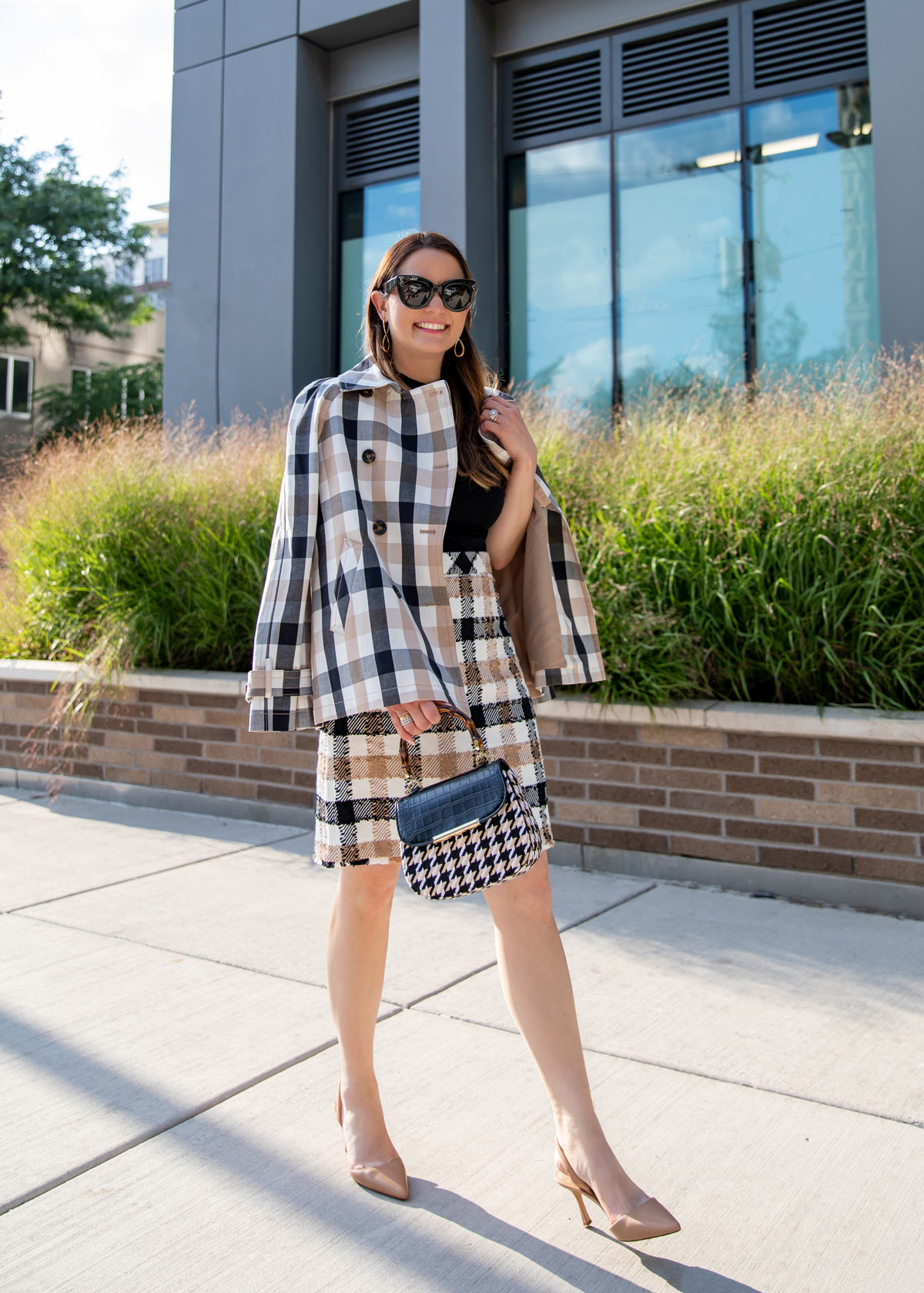 Ann taylor plaid on sale jacket