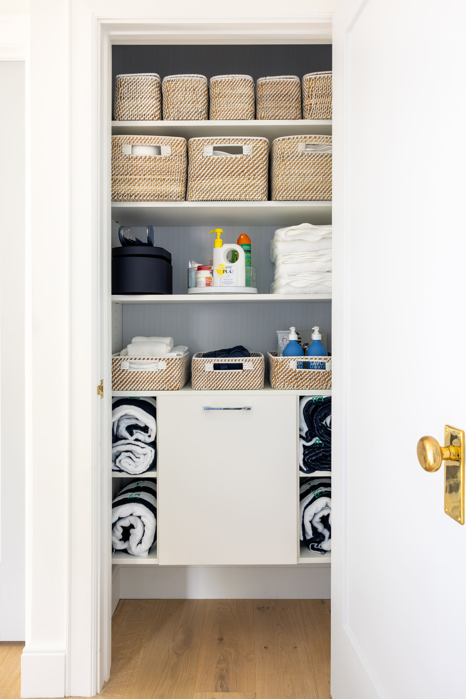 Built In Linen Closet