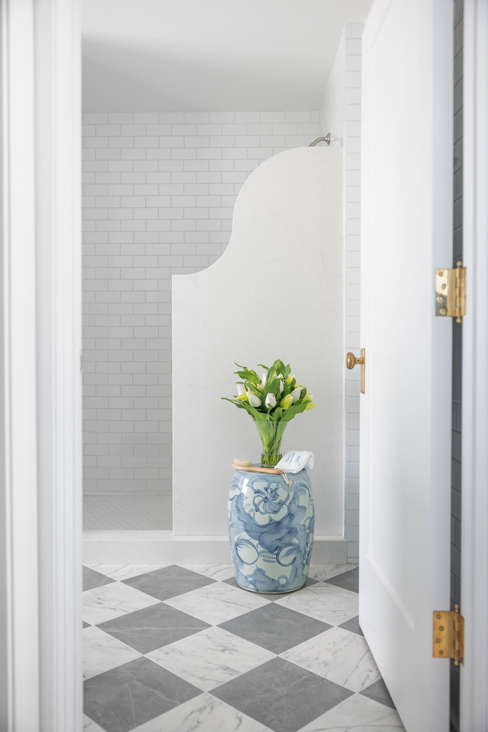 Quartz Stone Shower Partition